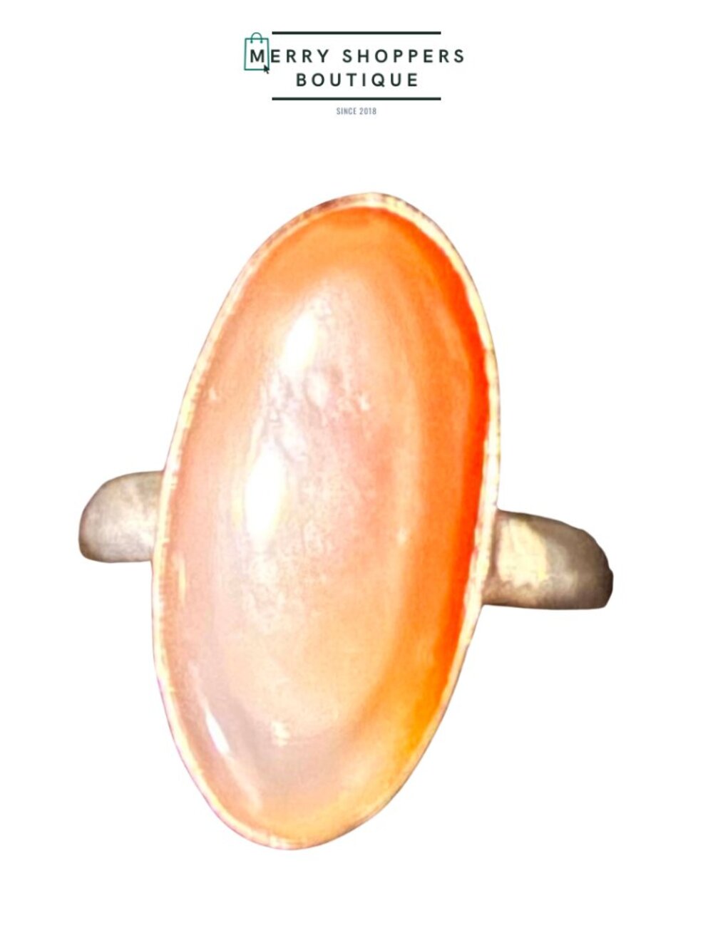 Agate Silver Ring